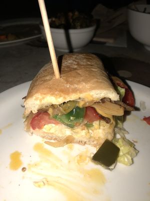 CHICAGO CHEESESTEAK  at Green New American Vegetarian in Tempe