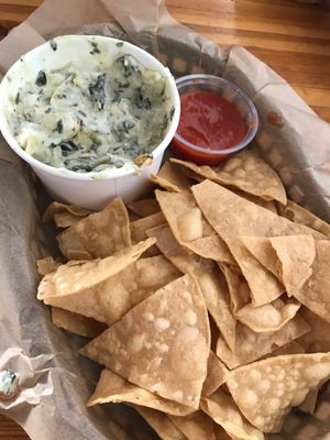 Artichoke dip at Green New American Vegetarian in Tempe