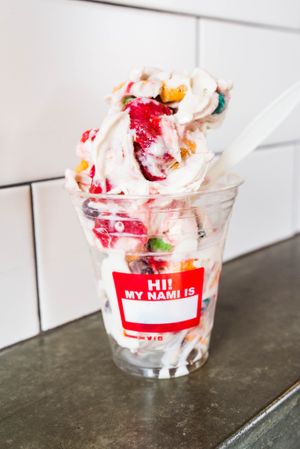 soy capitan tsoynami at Green New American Vegetarian in Tempe