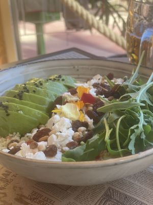 Vegetarian not vegan 🥗   at BLOOMING I Healthy Food Café in Torremolinos
