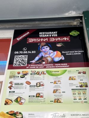   at Krishna Bhavan - Magenta in Paris