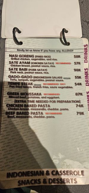  at City Grill in Yogyakarta