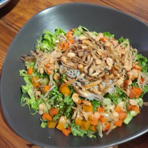 Rice noodle salad at Thong Dong in Nha Trang