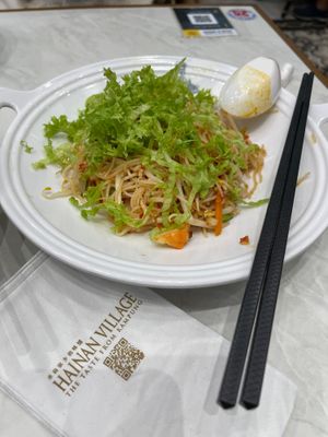 Stir-fried Nyonya Petai Mee Hoon Noodles at Hainan Village in Petaling Jaya