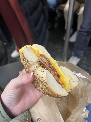   at BTS - Bagel To Sandwich in New York City