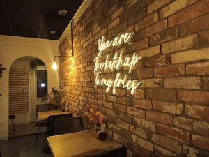 Part of the shop at Bijzonder Frietwerk in Dordrecht