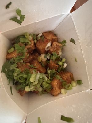Crispy fried tofu   at Gai Noi in Minneapolis