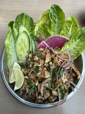 Larb Tofu   at Gai Noi in Minneapolis