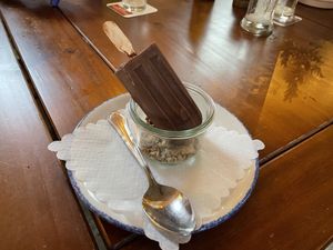 Chocolate ice cream  at Hotel Weinhaus Zum Schwarzen Bären in Koblenz