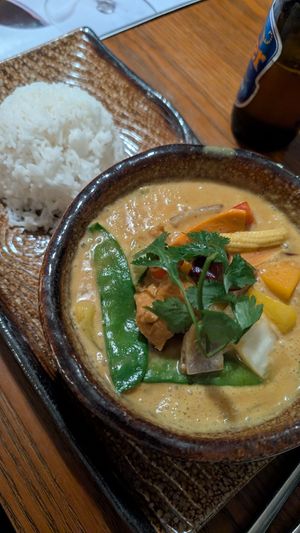 Vegan Korma at Yum Yum Asian Street Food in Westport