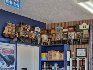 very nice decor at Whale Bites Cafe in Depoe Bay