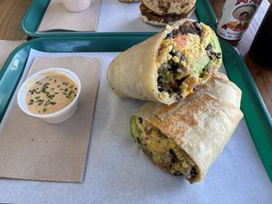 Northwest burrito  at Whale Bites Cafe in Depoe Bay