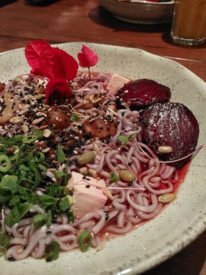 Noite Especial: Lamen Vegano 🍲 at Orango Mango in Bauru