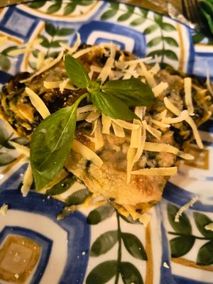 Lasagna vegana at MamaMomo - Cucina Ibrida & Cocktail Bar in Rome