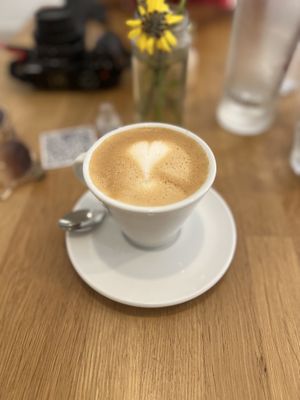 Cappuccino   at botànic in Barcelona