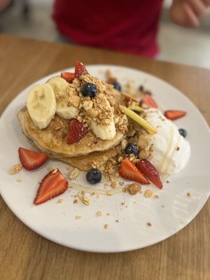 Fruity pancakes   at botànic in Barcelona