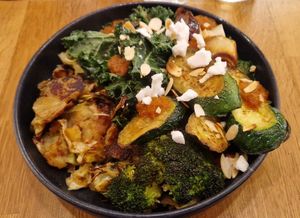 Trinxat de verdura at botànic in Barcelona