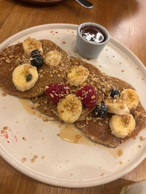 los pancakes  at botànic in Barcelona