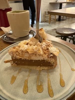 Best pumpkin pie I ever ate 👀  at botànic in Barcelona