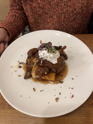 La polenta  at botànic in Barcelona