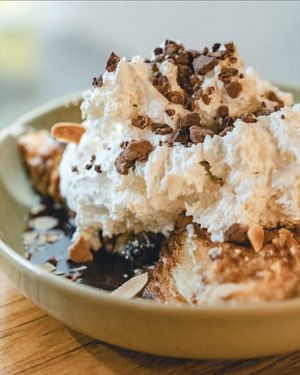 Tiramisu torrijas at botànic in Barcelona