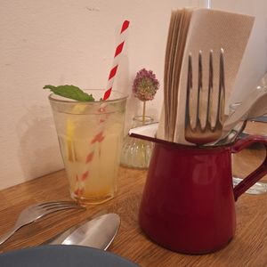 Limonada casera con agave. at botànic in Barcelona
