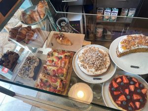Pastries at botànic in Barcelona