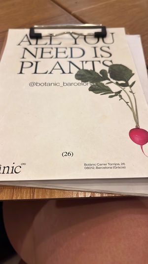   at botànic in Barcelona