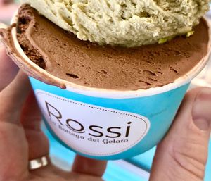 Dark chocolate   at Rossi La Bottega Del Gelato in 
