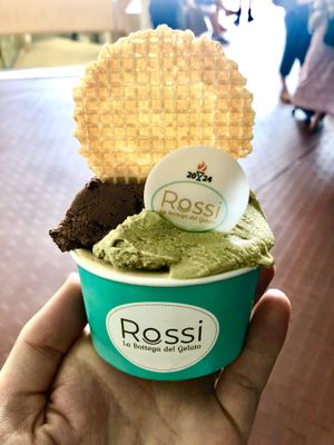 The second helping   at Rossi La Bottega Del Gelato in 