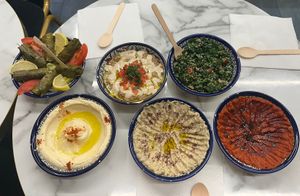 Vegan options   at Street Food Betlemme in Milan