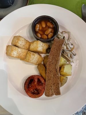 Breakfast option  at Na Aroon in Bangkok