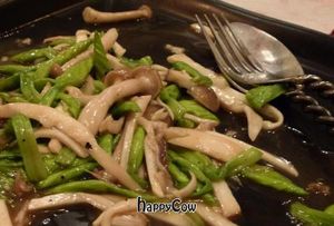 Chinese vegetables at Na Aroon in Bangkok