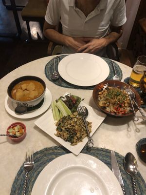 Yummy dinner at Na Aroon in Bangkok