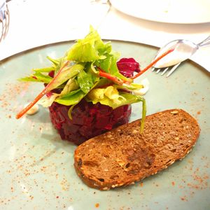 Vegan Tartar at Hauptstadt Gendarmerie  in Berlin
