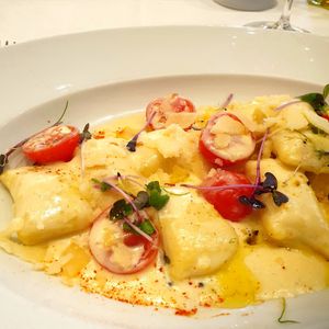 Gnocchi vegan at Hauptstadt Gendarmerie  in Berlin