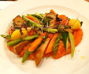 Süßkartoffeln Mousse vegan at Hauptstadt Gendarmerie  in Berlin