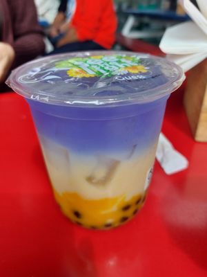 Mango Coconut with oat milk at Khanittha Im Werksviertel in Munich