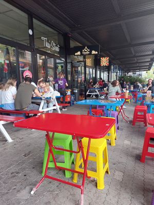 Outside at Khanittha Im Werksviertel in Munich