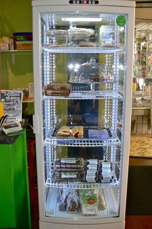 Sweets section #2, cooled at Veganissimi in Bremen