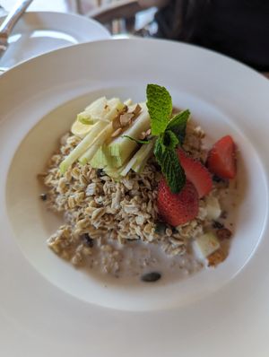 Muesli at Kepitu Restaurant - The Kayon Resort in Ubud