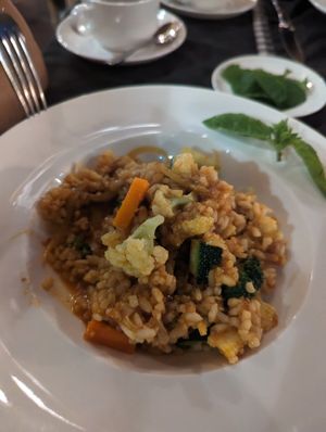 Risotto at Kepitu Restaurant - The Kayon Resort in Ubud