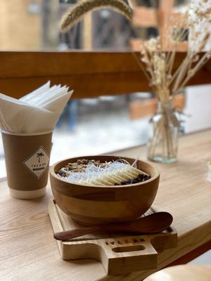 Start your day with a "Wake u smoothie" to make your day full of energy! at IVEGAN SUPERSHOP BEN THANH - Healthy Plant Based Cafe in Ho Chi Minh City