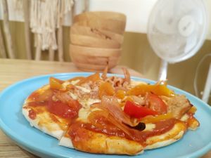 my Pizza at IVEGAN SUPERSHOP BEN THANH - Healthy Plant Based Cafe in Ho Chi Minh City