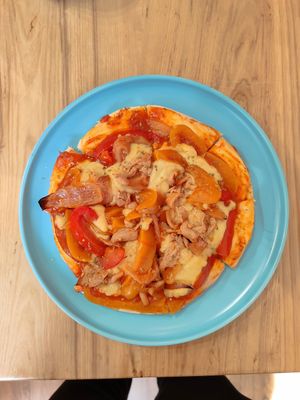 Extraodinary pizza at IVEGAN SUPERSHOP BEN THANH - Healthy Plant Based Cafe in Ho Chi Minh City