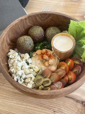 Falafel bowl  at IVEGAN SUPERSHOP BEN THANH - Healthy Plant Based Cafe in Ho Chi Minh City
