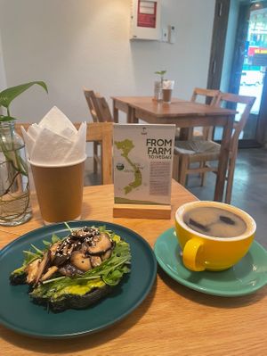 avocado toast at IVEGAN SUPERSHOP BEN THANH - Healthy Plant Based Cafe in Ho Chi Minh City
