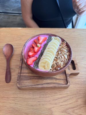 Pink up açaí bowl  at IVEGAN SUPERSHOP BEN THANH - Healthy Plant Based Cafe in Ho Chi Minh City