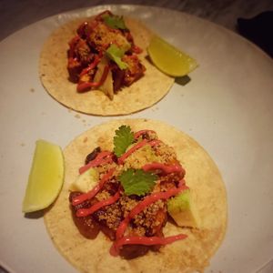 Tacos at La Huerta Funky Castizo in Madrid