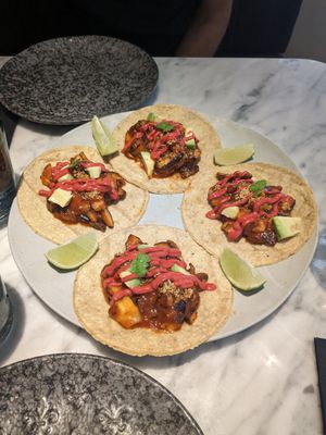 Tacos at La Huerta Funky Castizo in Madrid